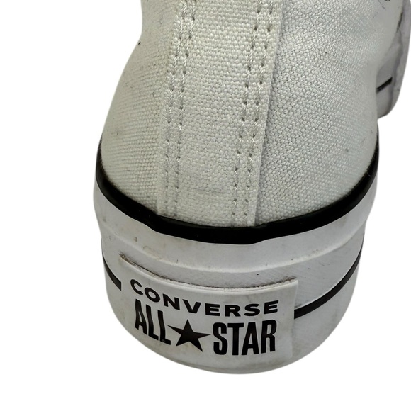 Converse Kids Chuck Taylor All Star Lift Platform Canvas High-Top Sneakers - Picture 10 of 15